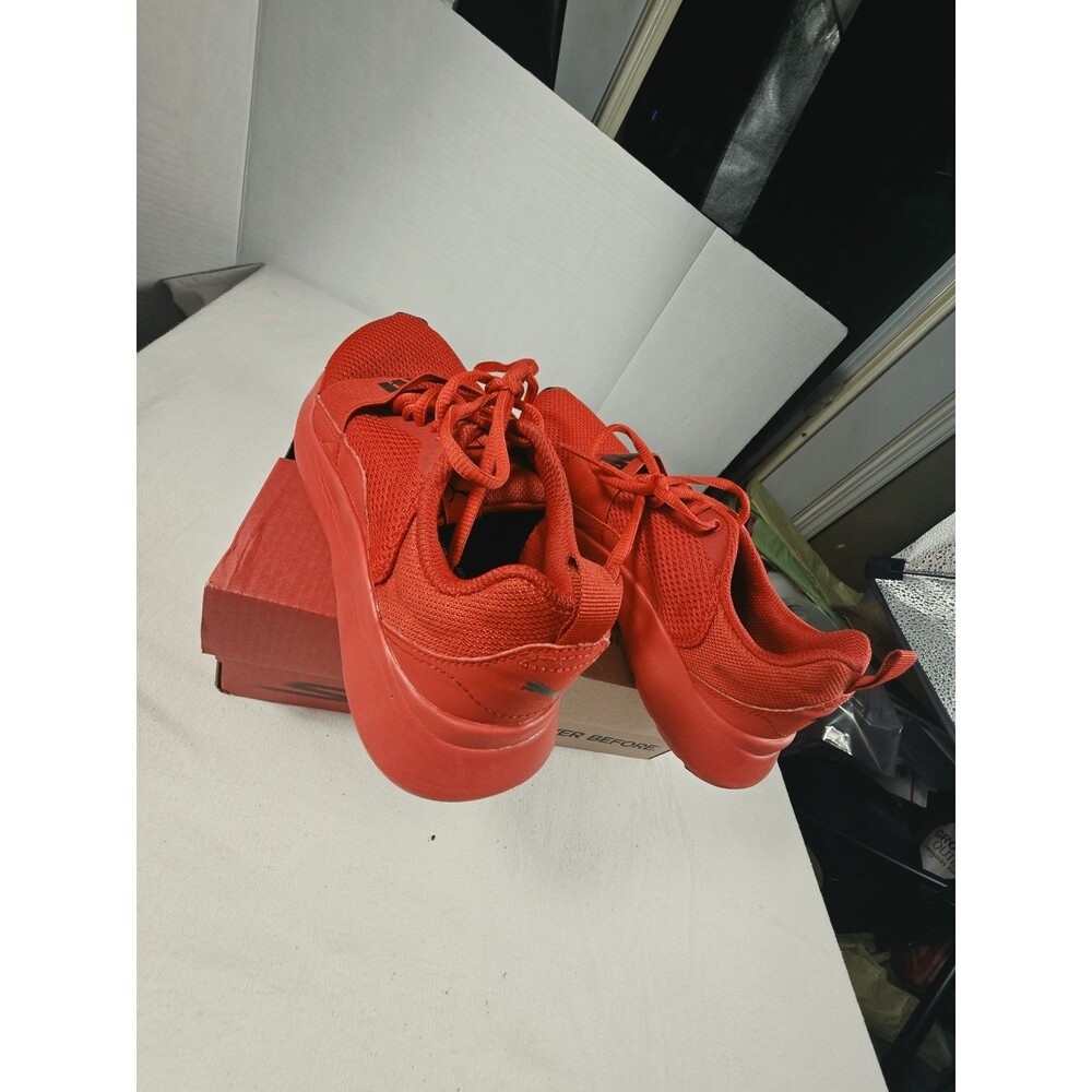 Puma Wired Little Kid's Youth US 3.5 Red Running Athletic Sneakers Lace up Shoes - Picture 10 of 11